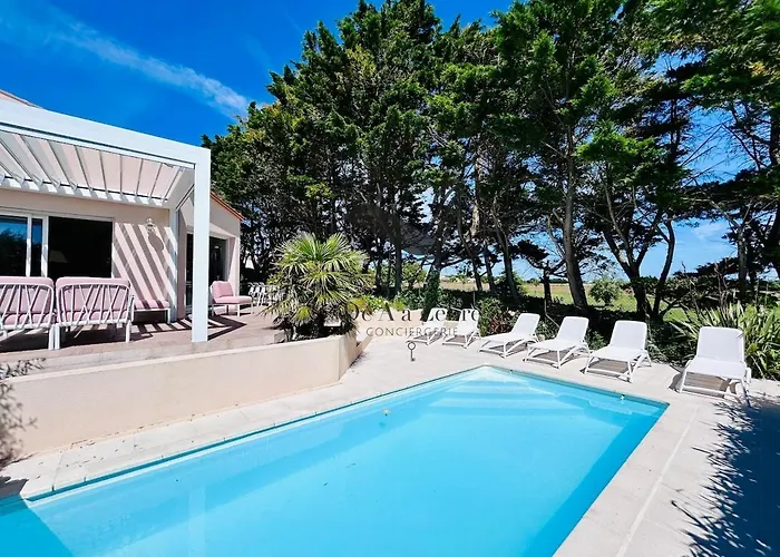 Maison De Famille - Piscine Chauffée Et Vue Sur L'océan Atlantique