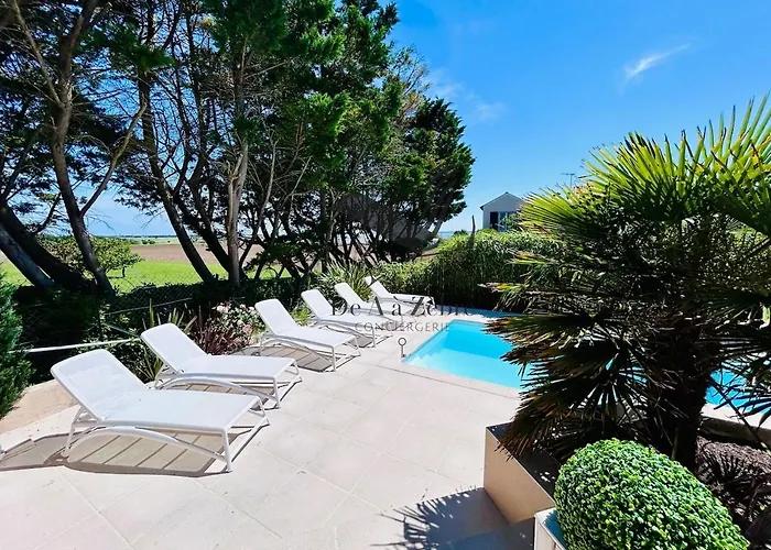 Maison De Famille - Piscine Chauffée Et Vue Sur L'océan Atlantique Villa
